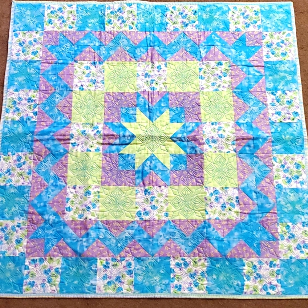 3 ft by 3 ft homemade quilt - Picture 1 of 7